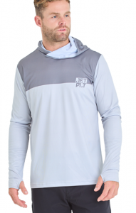 Venture L/S Hooded Hydro Tee Grey