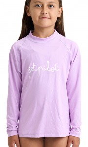 Youth Girls LS Purple