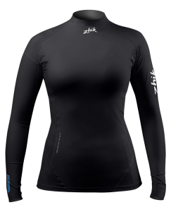 Eco Spandex Top LS Womens Black