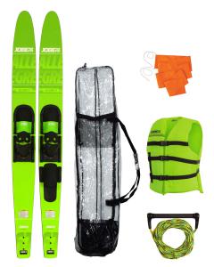 Allegre Combo Skis Lime Green Package