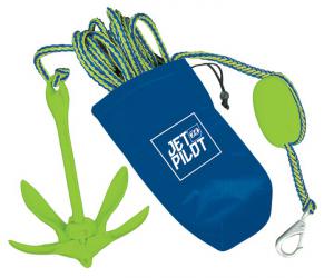 Complete Folding Anchor System Blue/Lime