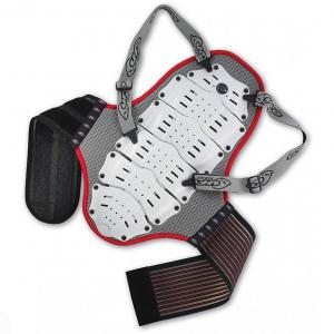 Back Support With Body Belt White-Red