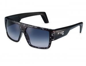 Rock Grey Turtle-Matt Black CR39 Polarized Zeiss Gradient Smoke