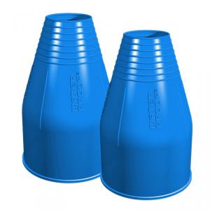 Silicone Obturators Installation Kit Oval Blue