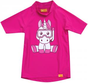 UV Shirt Unicorn Girls S/S Pink